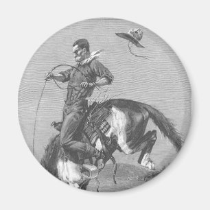 Imã Vaqueiros de Rodeio Antigos, Cavalo Bronco Saltand
