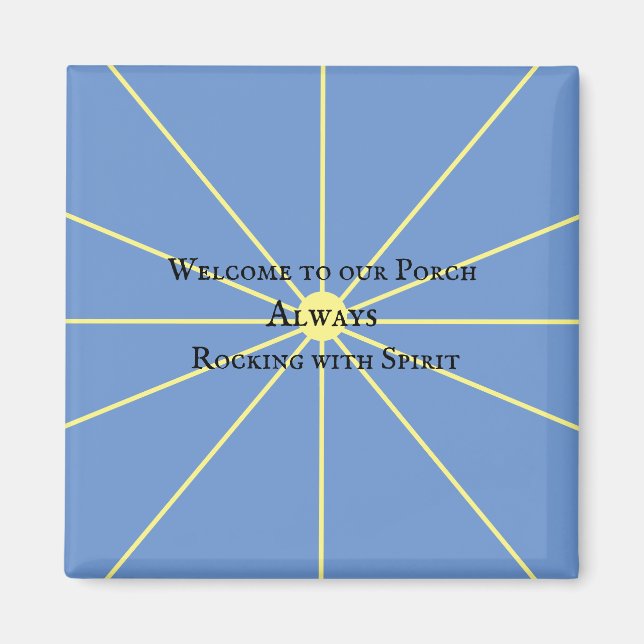 Imã Variação da aguardente de porco | Azul | (Frente)