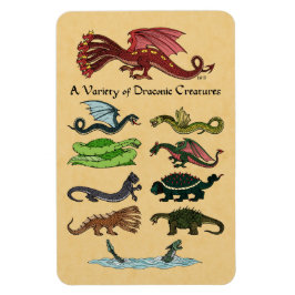 Ímã Variedade de criaturas draconianas