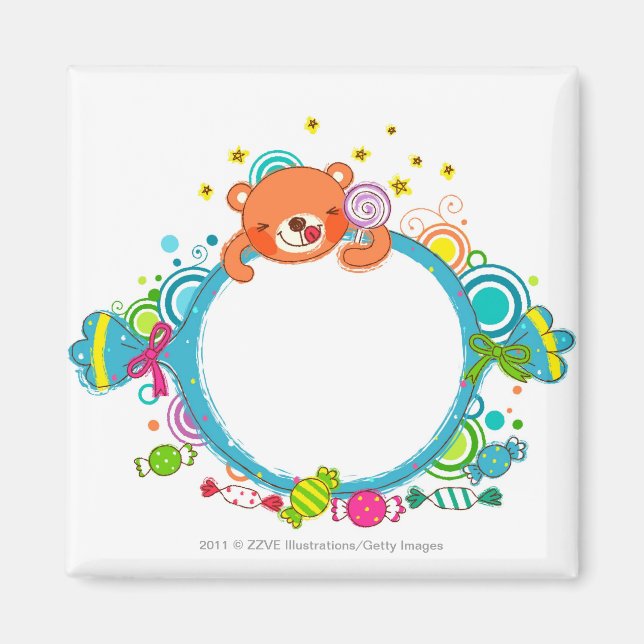 Imã Variedade de doces (Frente)