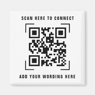 Imã Varredura de Código QR Ímã Promocional de Logoti