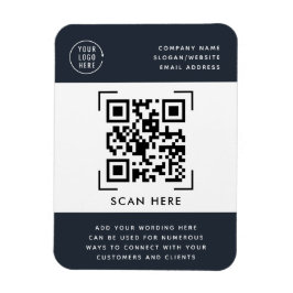 Ímã Varredura de Código QR | Logotipo Comercial Promoc