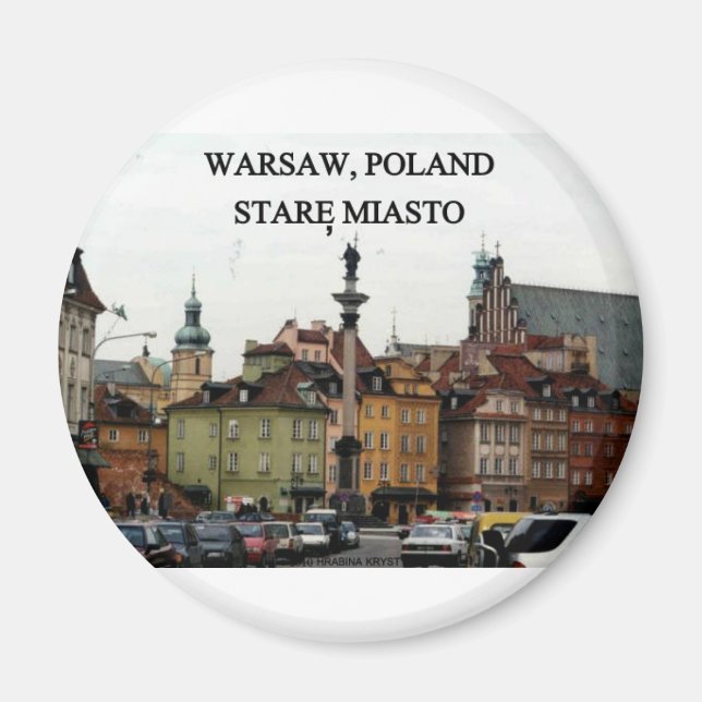 IMÃ VARSÓVIA POLÔNIA STARE MASTO VELHA CIDADE (Frente)