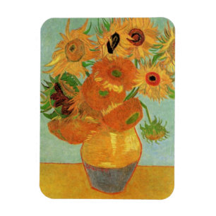Ímã Vase com doze girassóis por Vincent van Gogh
