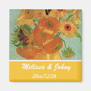 Imã Vase com doze girassóis, Vincent van Gogh