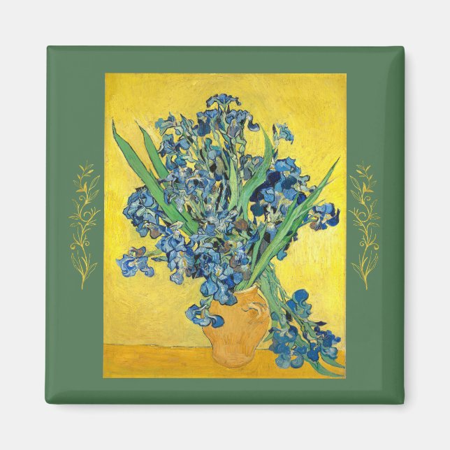 Imã Vase com irlandeses, Vincent Van Gogh (Frente)
