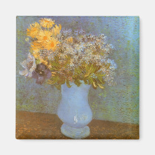 Imã Vaso de Lilases, Margaridas, Anêmonas de Vincent v