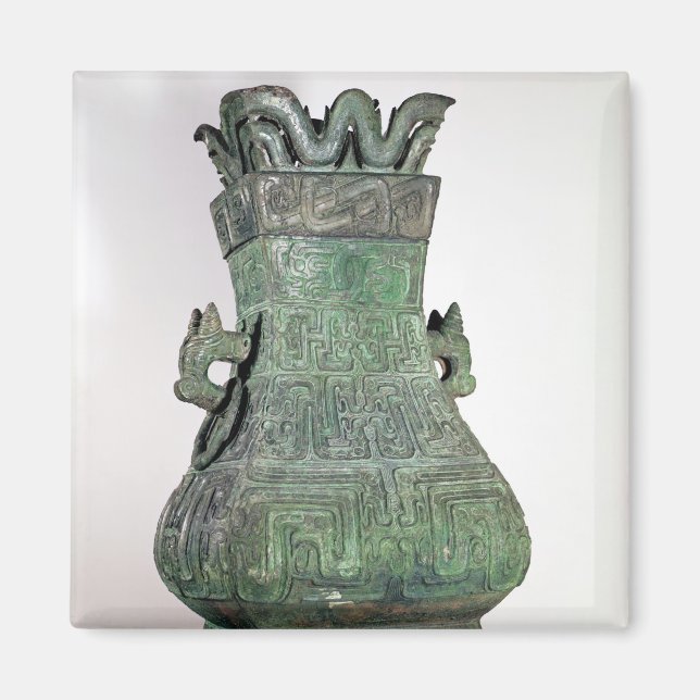 Imã Vaso Ritual 'Hu', Chou Dynast (Frente)