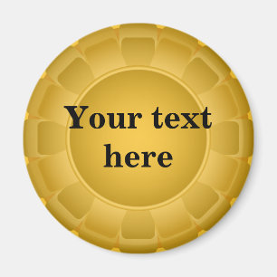 Imã Vazio Amarelo da Fita a Personalizar