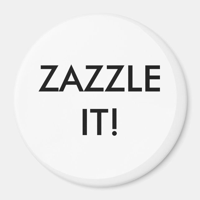 Imã Vazio de Magnet Personalizado para Frigorífico (Frente)