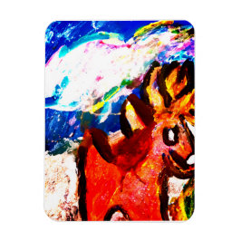 Ímã Veado no inverno