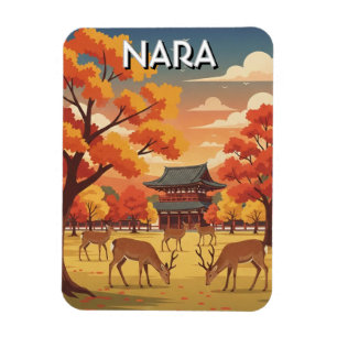 Ímã Veados no Parque Nara Japão Viagem