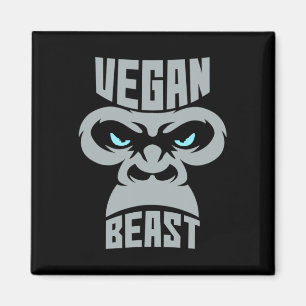 Imã Vegan Beast Workout Muscle Gorilla Gym Bodybuildin