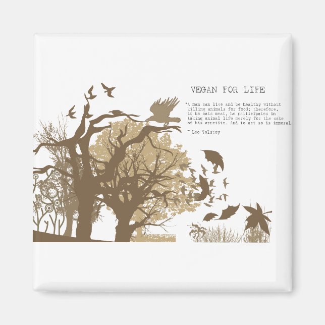 Imã Vegan - Cota Tolstoy (Frente)