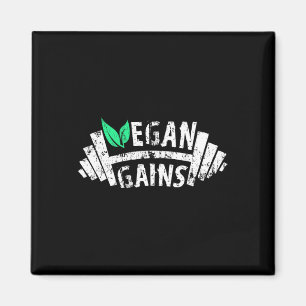 Imã Vegan ganha Gym Vegetariano trabalhando Humor Tee