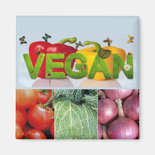 Imã Vegan Magnet (Frente)