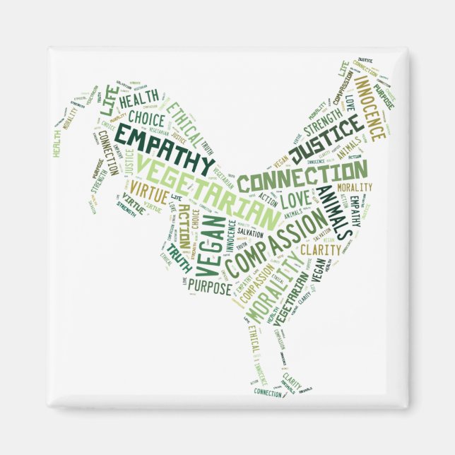 Imã Vegan Mosaic (Frente)