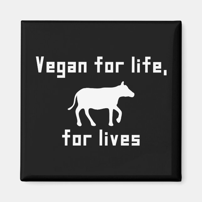 Imã Vegan para a vida (Frente)