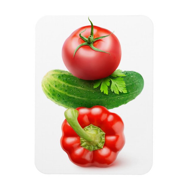 Ímã Vegetables pyramid (Vertical)