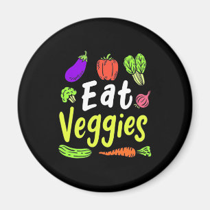 Imã Vegetariana coma vegetais