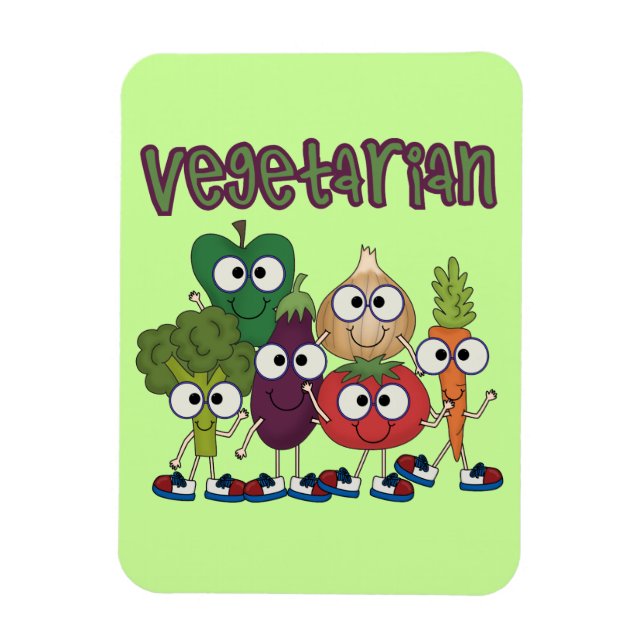 Ímã Vegetariano (Vertical)