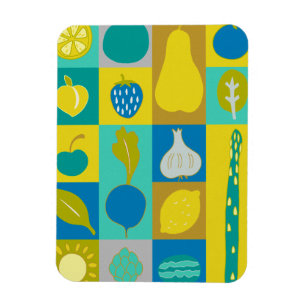 Ímã Veggie Blocks I