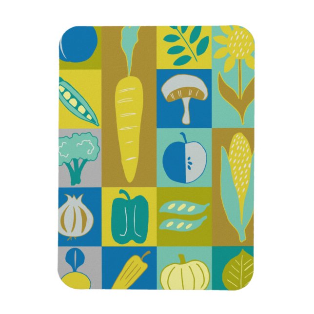 Ímã Veggie Blocks II (Vertical)