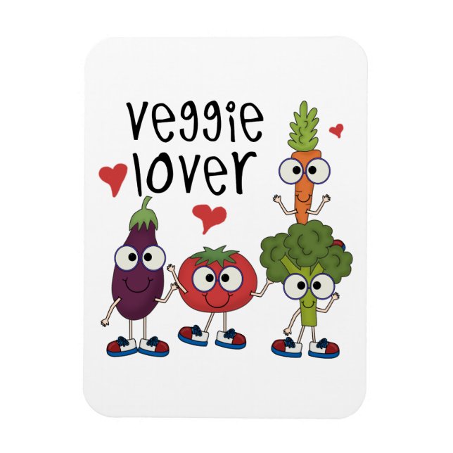 Ímã Veggie Lover (Vertical)