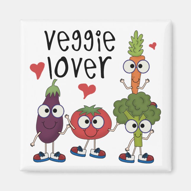 Imã Veggie Lover (Frente)