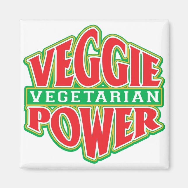 Imã Veggie Power (Frente)
