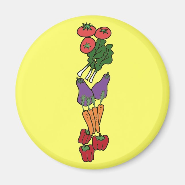 Imã Veggies Magnet (Frente)
