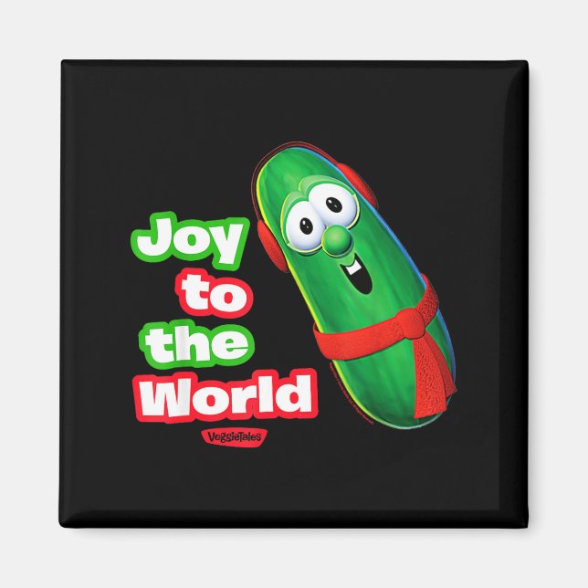 Imã Veggietales Joy To The World Larry The Cuber  (Frente)