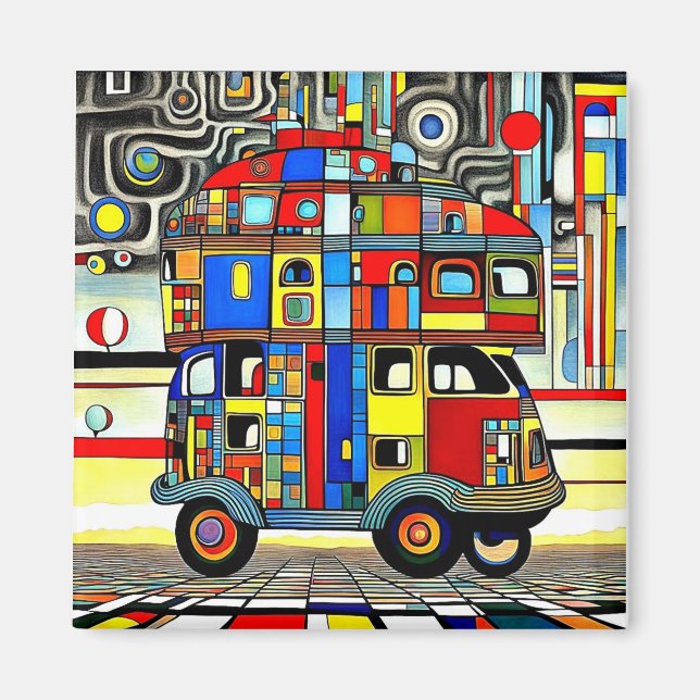 Imã Veículos sobre rodas 7 (Frente)