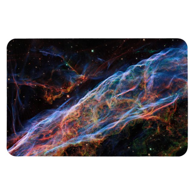 Ímã Veil Nebula Supernova Mantém Telescópio Hubble (Horizontal)