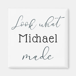 Imã Veja O Que Fiz Com O Magnet Personalizado