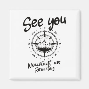 Imã Veja Você Caminhando Neustadt Am Rennsteig Vacatio