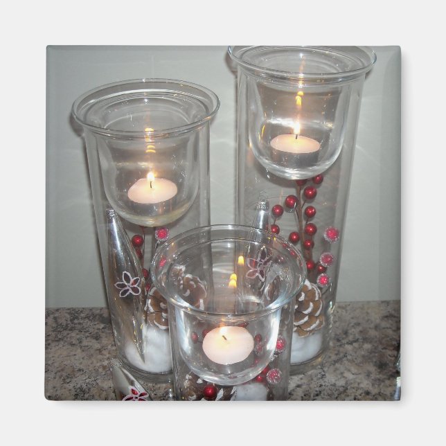 Imã Vela de Natal (Frente)