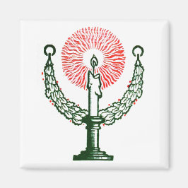 Imã Vela de Natal Tradicional