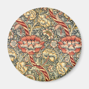 Imã Vela de William Morris, Vintage Textile Fine Art