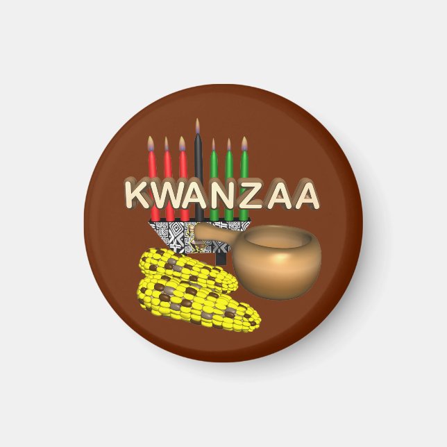 Imã Velas de Kwanzaa - (Frente)