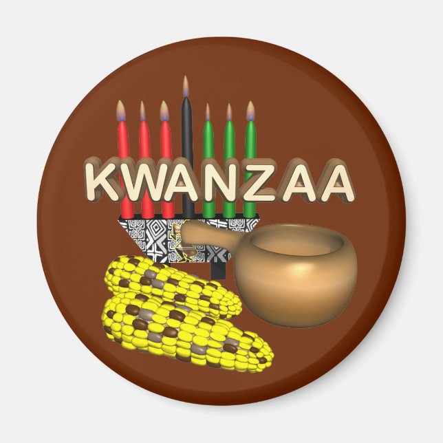 Imã Velas de Kwanzaa - (Frente)