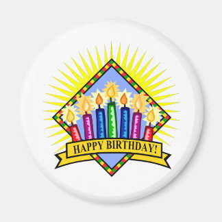 Imã Velas Feliz de Aniversário