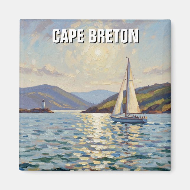 Imã Velero na Ilha Cape Breton Canadá (Frente)