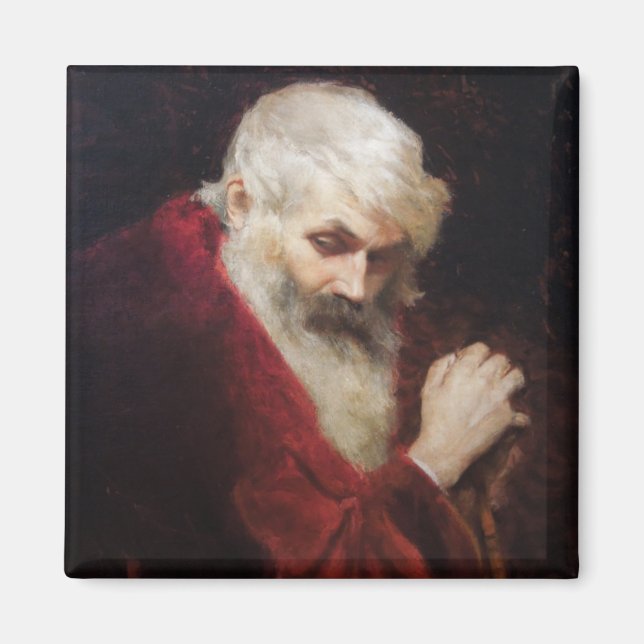 Imã Velho Casaco vermelho (Papai Noel) (Natal) (Frente)