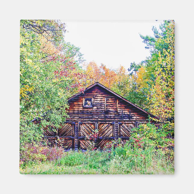 Imã Velho Celeiro na Queda (Frente)