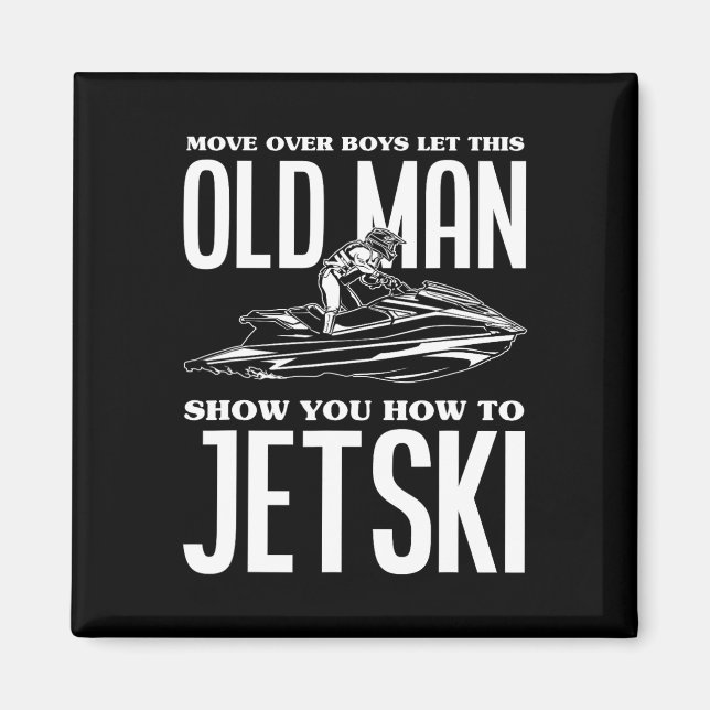 Imã Velho Como Jetski Jet-ski Jet Skiing Jet Ski (Frente)