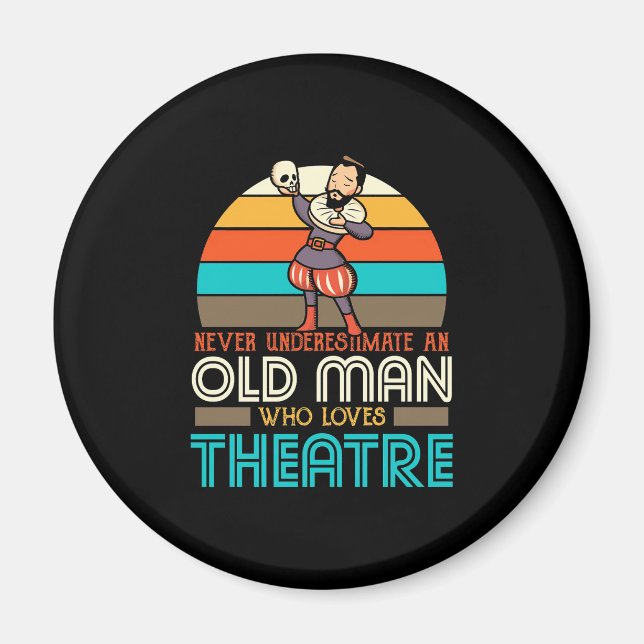Imã Velho Que Ama Teatro (Frente)