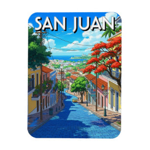 Ímã Velho San Juan Porto Rico Viagem