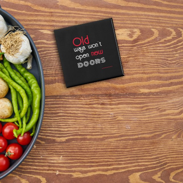 Imã Velhos caminhos não abrem novas formas para citar  (Criador carregado)