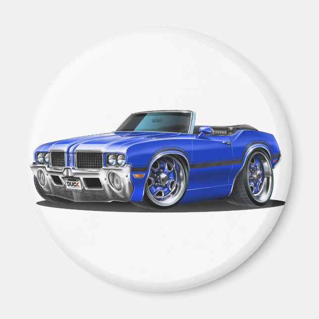 Imã Velhos - Carro Azul Cutlass (Frente)